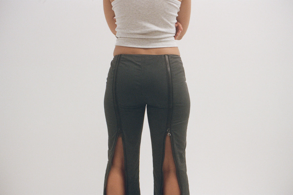 Miu Miu SS2000 Zipper Pants