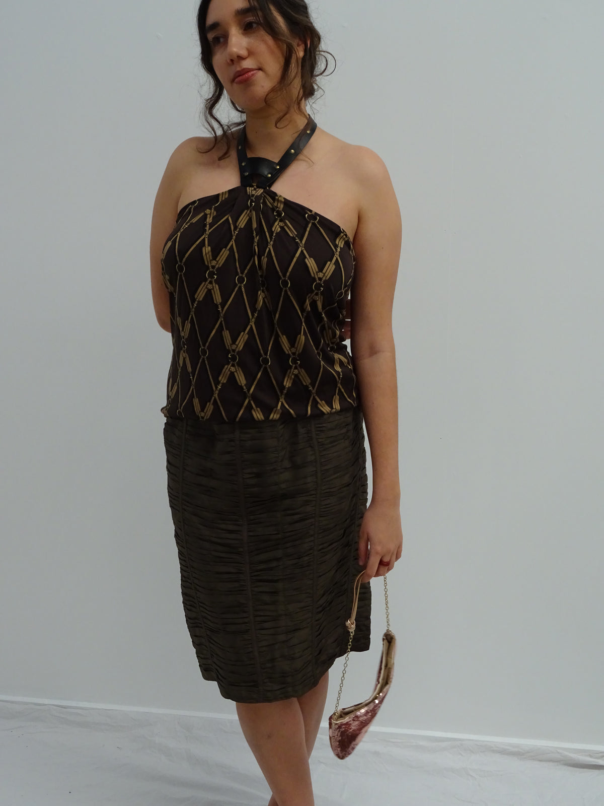 Gucci Tom Ford Silk Skirt