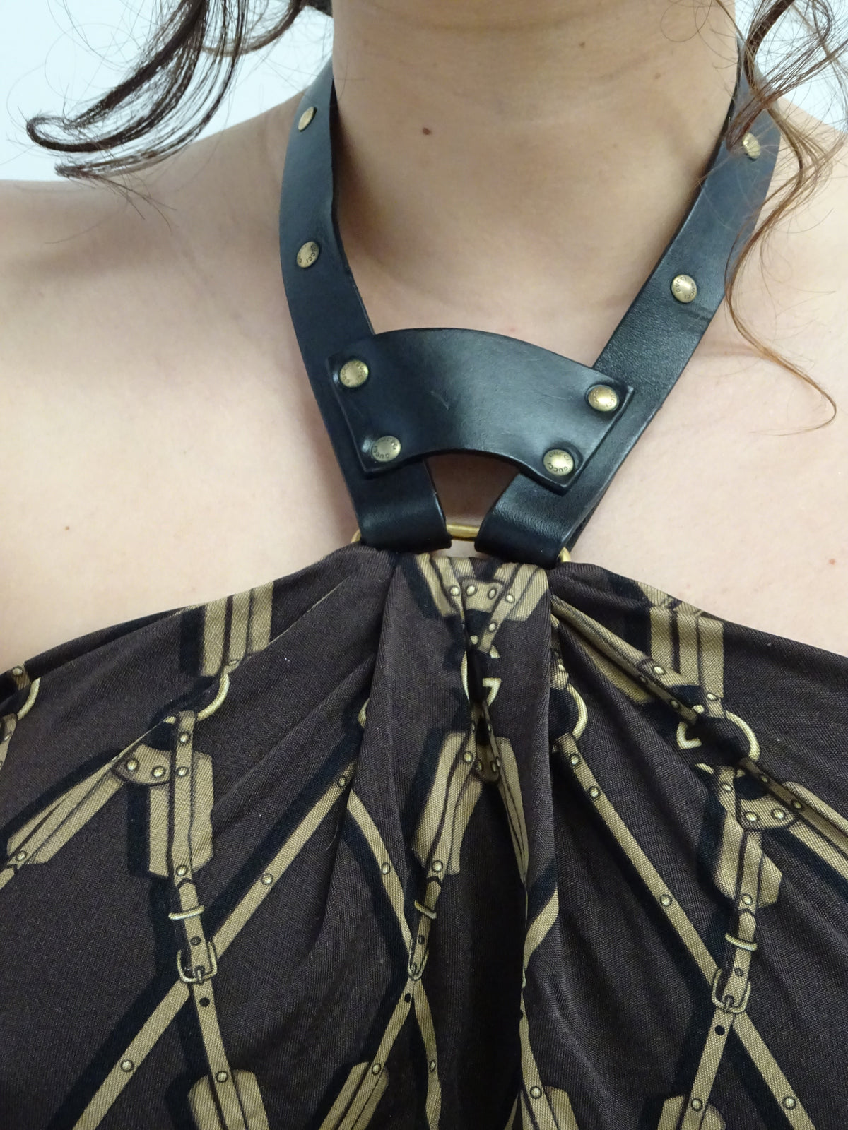 Gucci Harness Detail Top