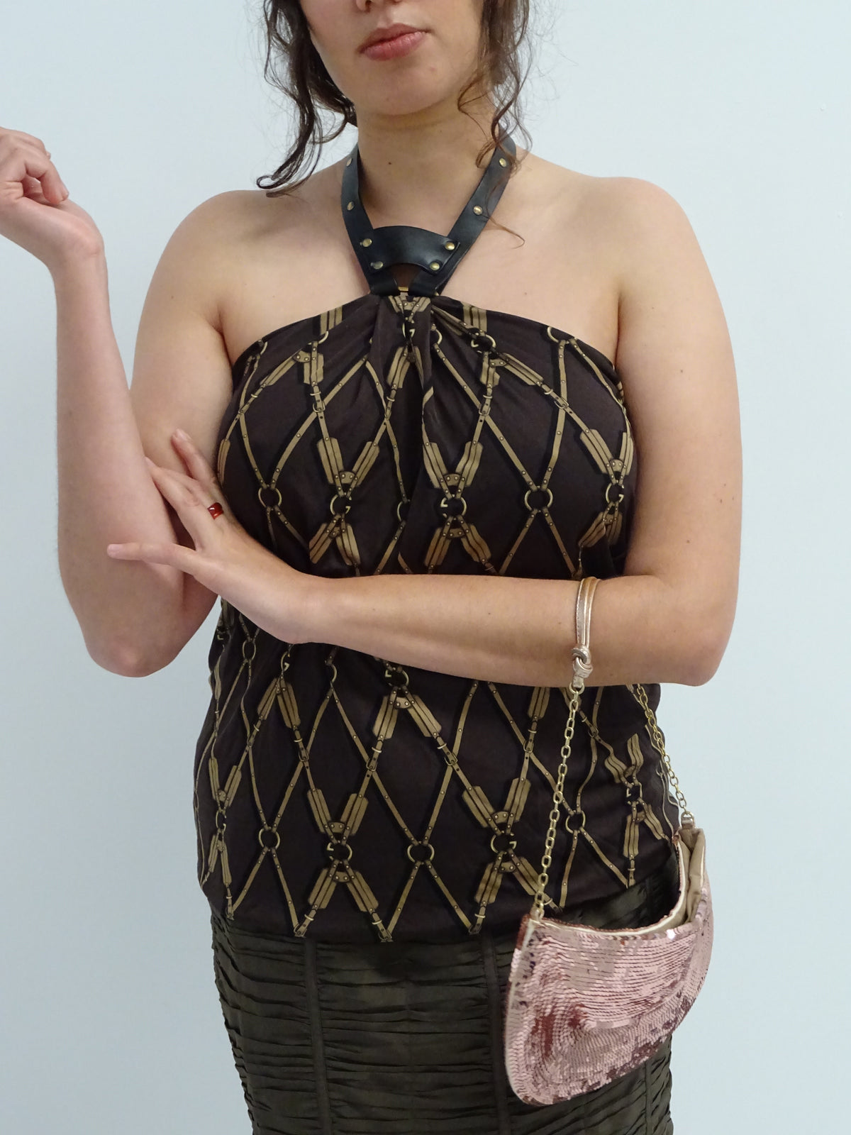Gucci Harness Detail Top