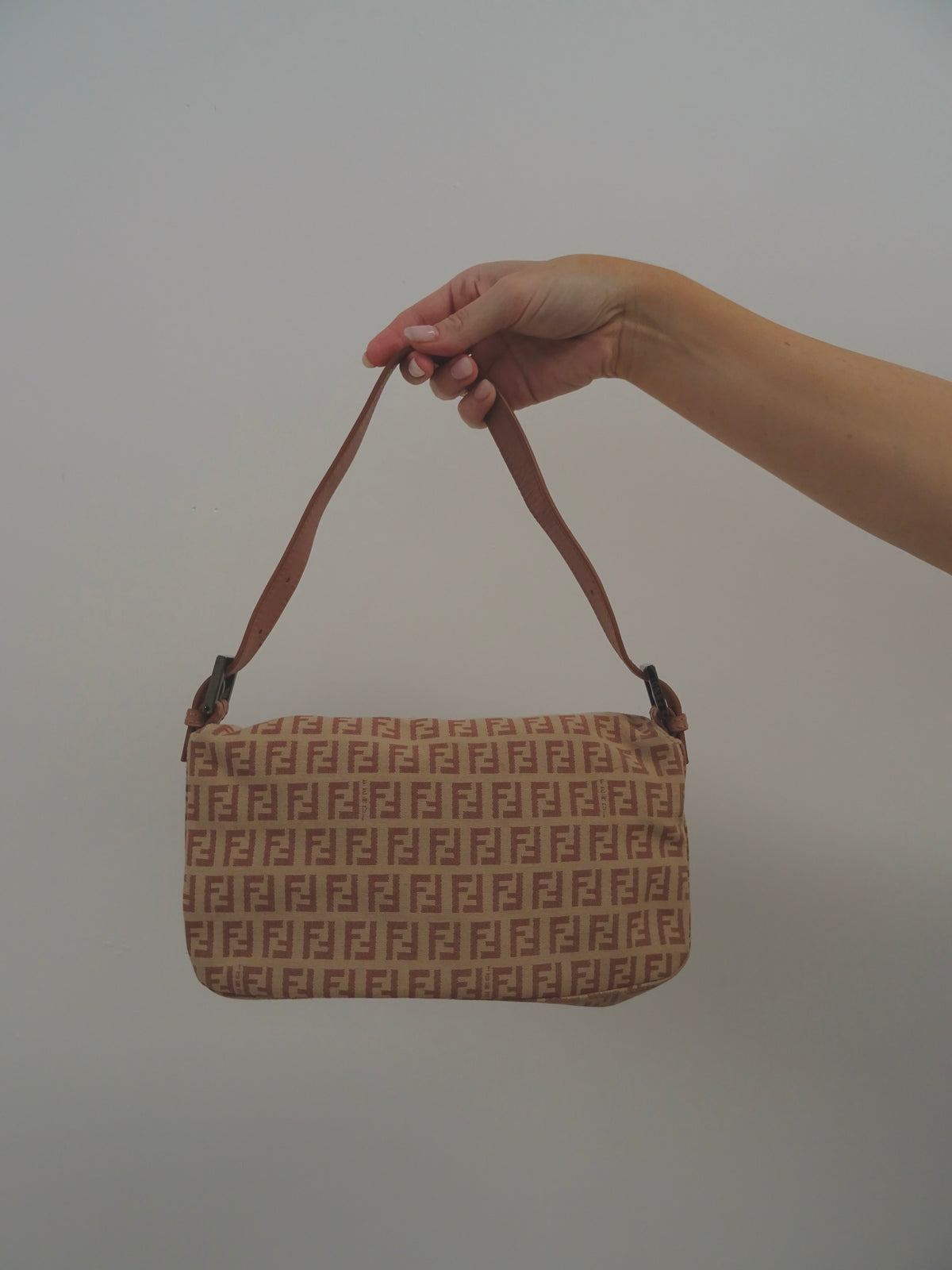 Fendi Zucchino Baguette Bag