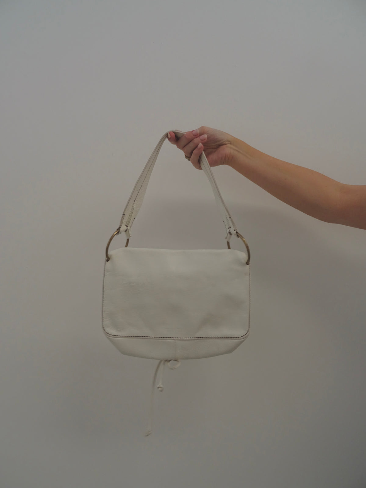 Miu Miu White Shoulder Bag
