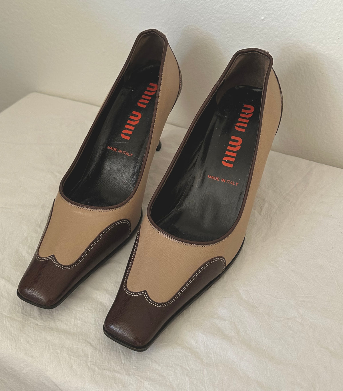 Miu Miu Two-Tone Heels (37)